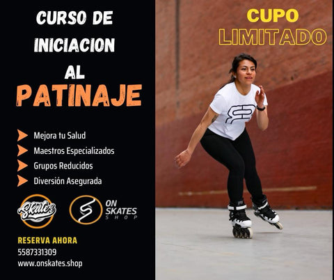 Curso Iniciación Patinaje 8-9:30 am